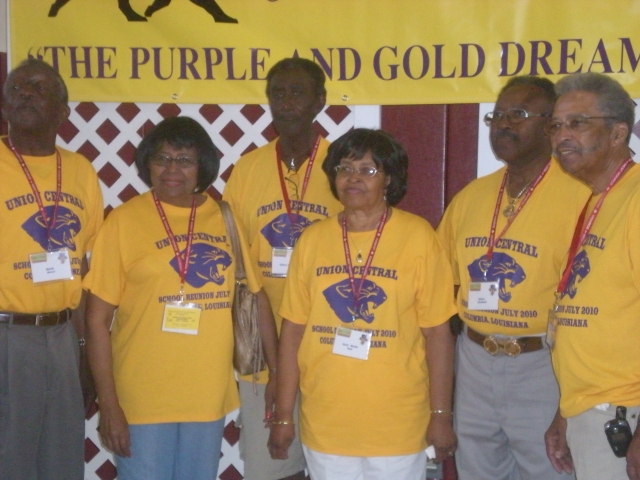 Class of 1954: Left to Right; Bluith Moore, Doris Curry Topping, Wilbert Hamilton, Doris Martin Neal, James Hardwell and Edward Gibson