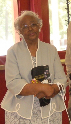 Viola Wiley, widow of Clayton Wiley. Clayton Wiley was a member of the Class of 1940 and also a teacher at Union Central.