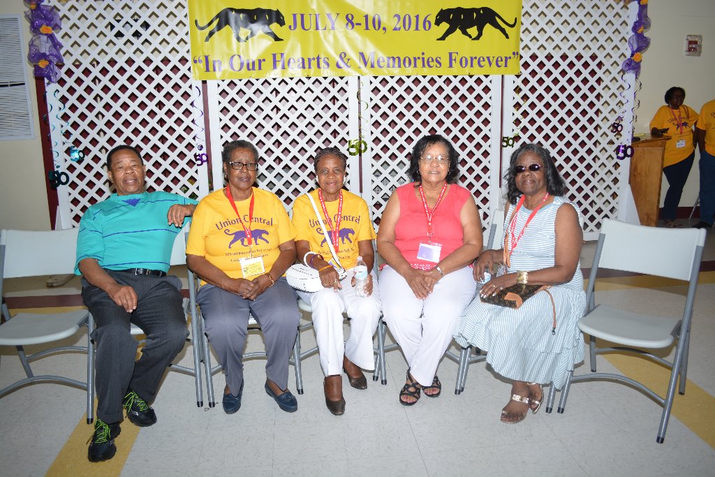 Class of 1959(left to right) Jimmy Yearby;Bettye Brown Hearns, Betty Williams Robinson, Rubie Brown Collins; Pearl Miles McGee