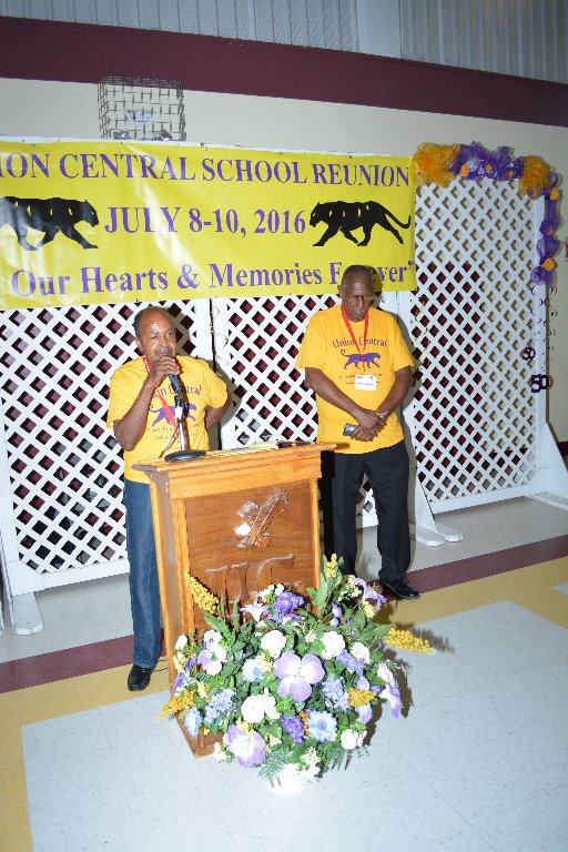 Glen Knighten (61) and Louis Haynes (65). Glen offers opening prayer at Saturday breakfast.