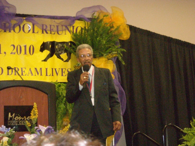 Edward Gibson (54)sings his version of the blues hit Little Red Rooster.