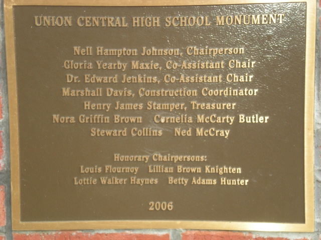 Memorial Committee Members Dedication Plaque