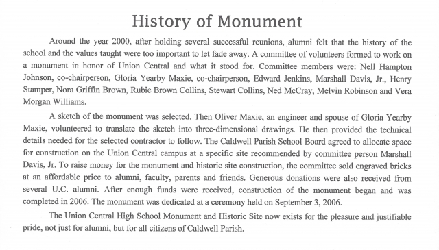 History of the UC Monument